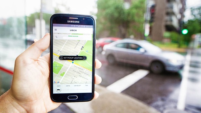 ridesharing apps uber interface